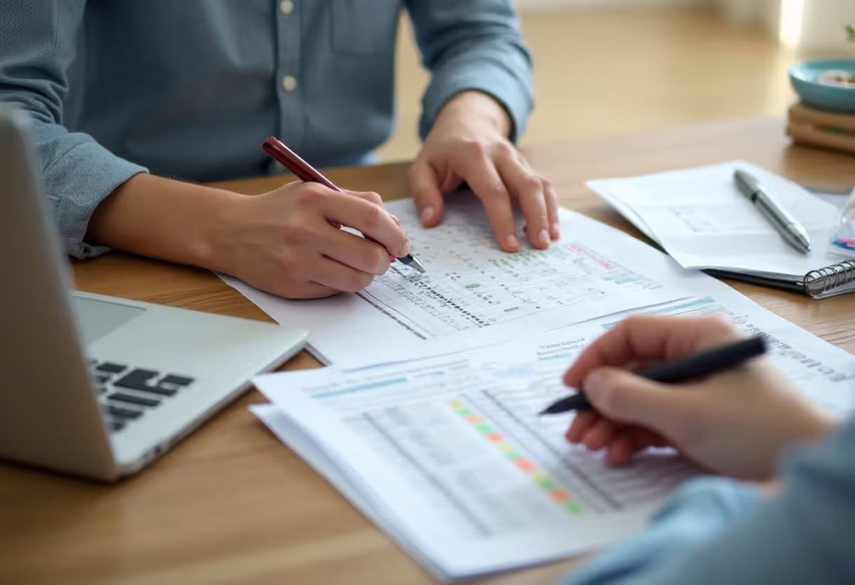 Borrower choosing between fixed and variable personal loan options